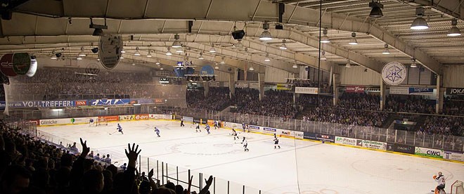 Die Spielstätte der Kassel Huskies: Eissporthalle Kassel