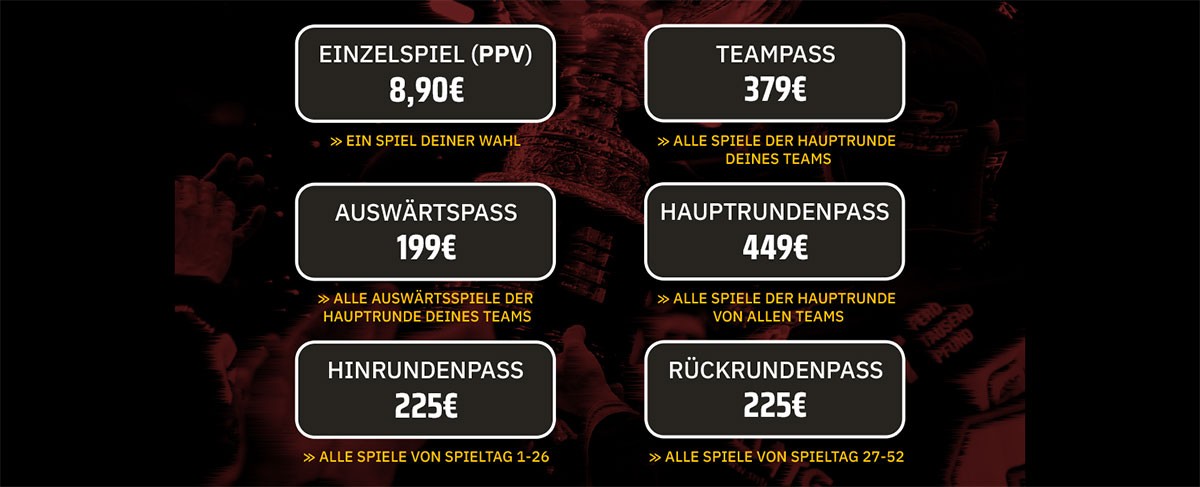 DEL2 und Sportdeutschland.TV präsentieren neue Preisstruktur für die Saison 2024/25