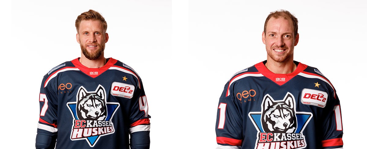 Jake Weidner und Andrew Bodnarchuk bleiben bei den Huskies
