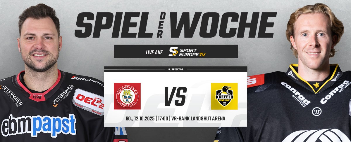 Spiel der Woche: Landshut und Krefeld im Offensiv-Showdown
