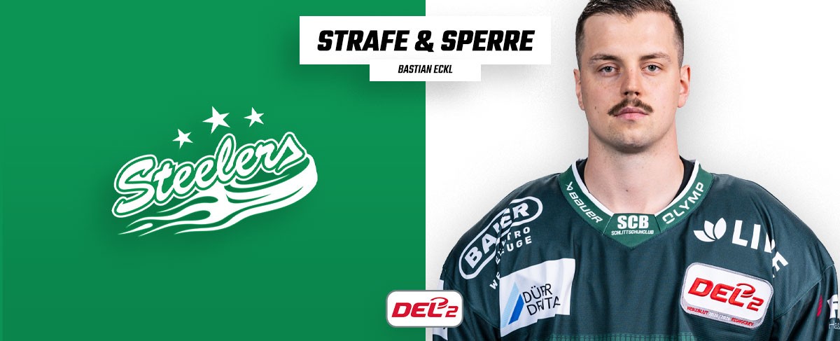 Ein Spiel Sperre für Bastian Eckl von den Bietigheim Steelers
