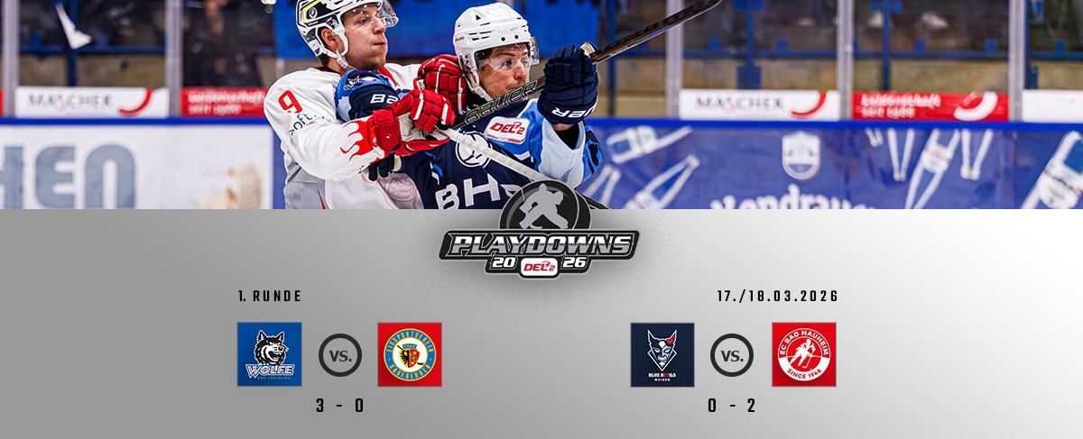 Vorschau Playdowns: Erster Matchball für die Wölfe – Weiden unter Zugzwang