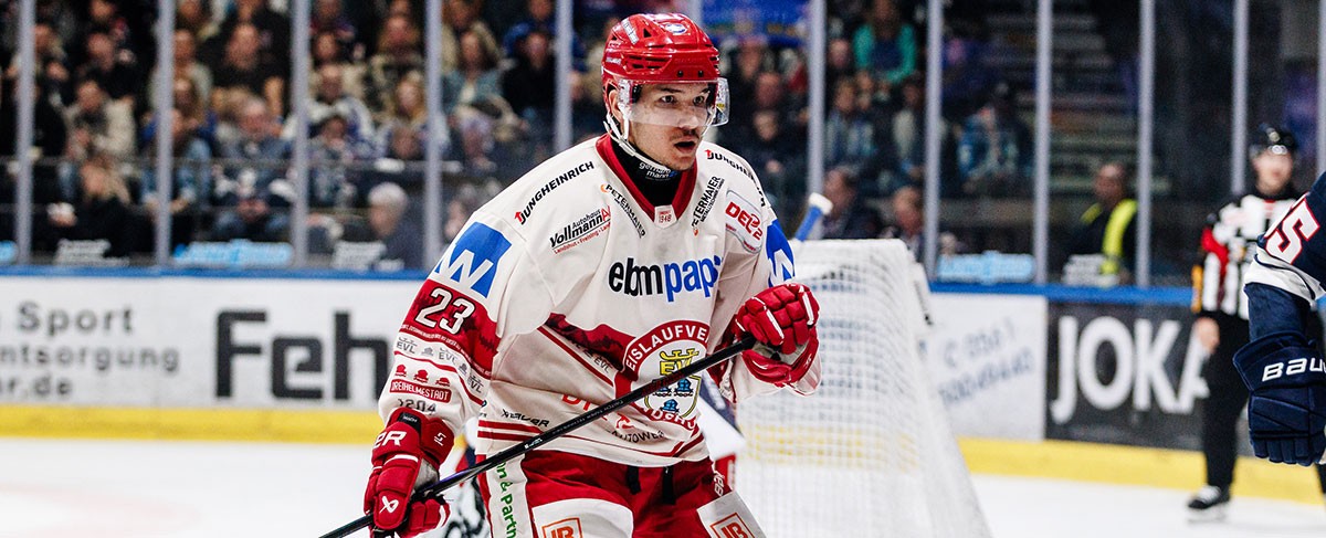 Kaderplanung vor dem Abschluss: Lukas Gaus verlängert beim EV Landshut