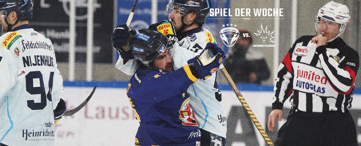 Spiel der Woche: Eislöwen ziehen in hitzigem Derby am Ende davon