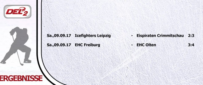 Die Ergebnisse der Vorbereitungsspiele vom 09.09.2017