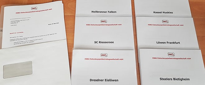 Sechs DEL2-Clubs reichen Unterlagen bei der DEL ein