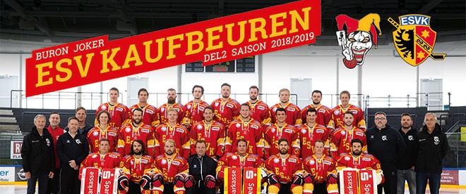 DEL2-Saison 2018/2019 – Das Team des ESV Kaufbeuren