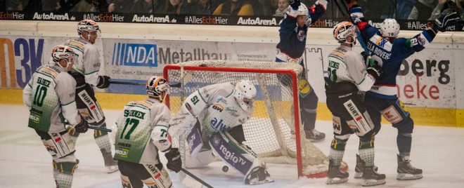 DEL2-Mannschaften am Sonntagabend in Torlaune
