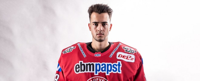 EVL-Goalie Kristian Hufsky wird mit einer Förderlizenz ausgestattet