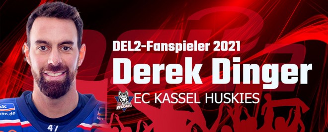 Derek Dinger ist DEL2-Fanspieler des Jahres