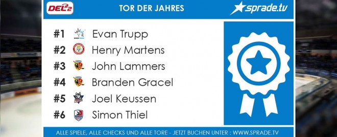 DEL2 sucht das Tor des Jahres 2020/2021 powered by SpradeTV