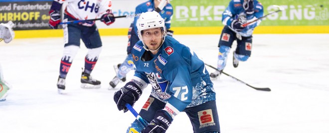 Tim Lucca Krüger von den Kassel Huskies für ein Spiel gesperrt