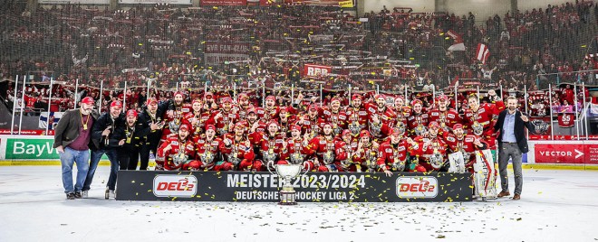 Die Eisbären Regensburg holen sich sensationell die DEL2-Meisterschaft
