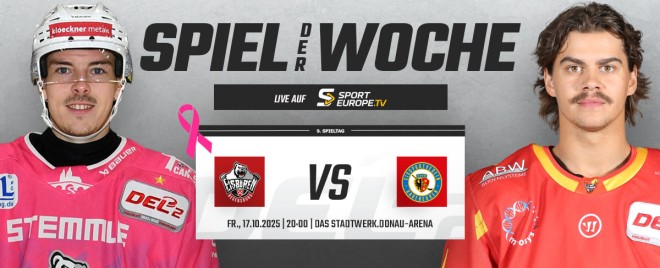 Spiel der Woche: Regensburg und Kaufbeuren im Kampf um Punkte – und gegen Brustkrebs