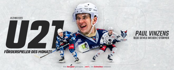 Weidens Paul Vinzens ist U21-Förderspieler des Monats Dezember
