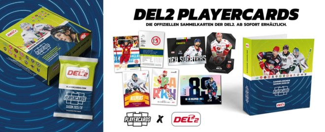 DEL2 Playercards 2025/2026 ab sofort erhältlich