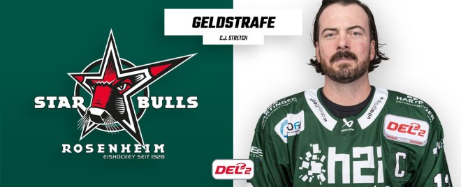 Geldstrafe für C.J. Stretch von den Starbulls Rosenheim
