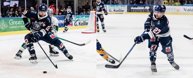 Huskies binden Rutkowski und Bartuli