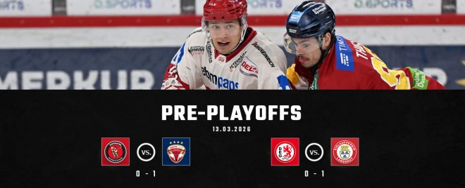 Vorschau Pre-Playoffs Spiel2: Crimmitschau und Düsseldorf unter Zugzwang