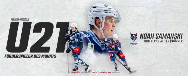 Noah Samanski ist erneut U21-Förderspieler des Monats