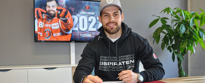 Louis Brune verlängert in Crimmitschau