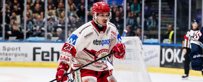Kaderplanung vor dem Abschluss: Lukas Gaus verlängert beim EV Landshut