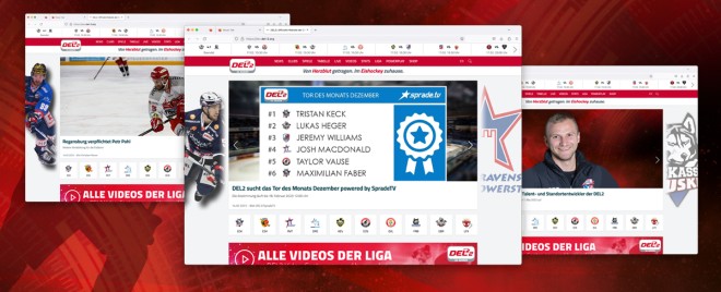 DEL2-Website im neuen Look