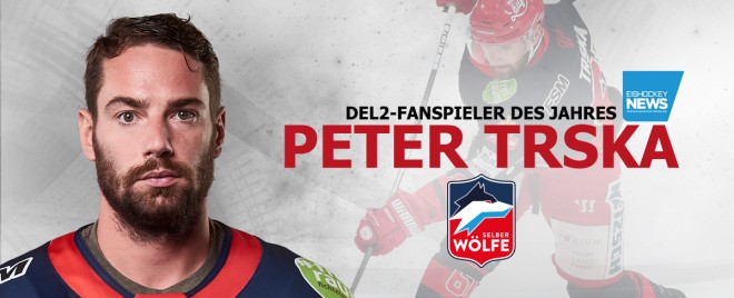 Peter Trska ist DEL2-Fanspieler des Jahres