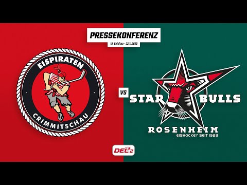 Pressekonferenz 18. Spieltag | Eispiraten Crimmitschau - Starbulls Rosenheim