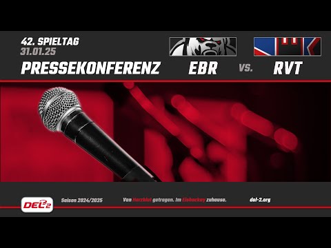 DEL2 Pressekonferenz Spieltag 42: Eisbären Regensburg vs. Ravensburg Towerstars
