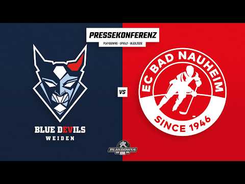 Pressekonferenz Playdowns Spiel3 | DEL2 | Blue Devils Weiden - EC Bad Nauheim