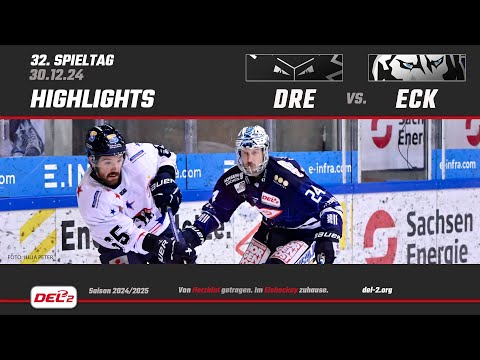 DEL2 Game Highlights Spieltag 32: Dresdner Eislöwen vs. EC Kassel Huskies