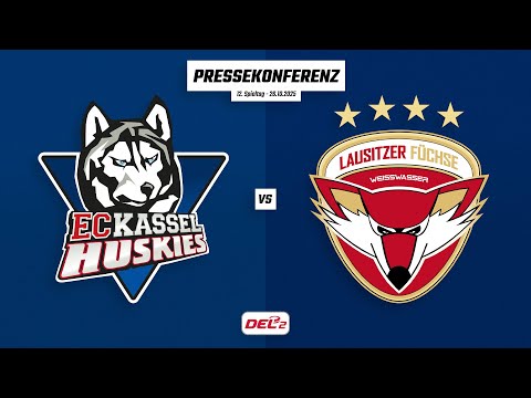 Pressekonferenz 12. Spieltag | EC Kassel Huskies - Lausitzer Füchse