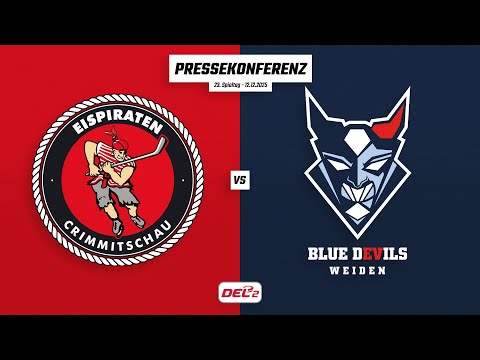 Pressekonferenz 23. Spieltag | Eispiraten Crimmitschau - Blue Devils Weiden