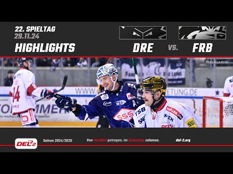 Game Highlights Spieltag 22: Dresdner Eislöwen vs. EHC Freiburg