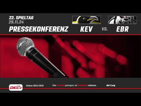 Pressekonferenz Spieltag 22: Krefeld Pinguine vs. Eisbären Regensburg