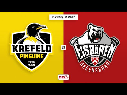 Nachholspiel 2. Spieltag DEL2 | Krefeld Pinguine vs. Eisbären Regensburg | Game Highlights