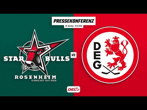 Pressekonferenz 38. Spieltag | Starbulls Rosenheim - Düsseldorfer EG