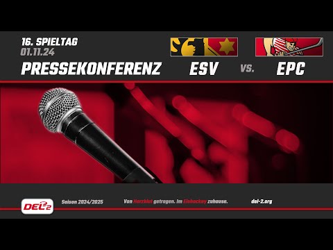 Pressekonferenz Spieltag 16:  ESV Kaufbeuren vs. Eispiraten Crimmitschau