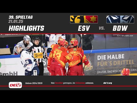 DEL2 Game Highlights Spieltag 39: ESV Kaufbeuren vs. Blue Devils Weiden