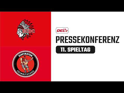 Pressekonferenz 11. Spieltag | Memmingen Indians vs. Eispiraten Crimmitschau | DEL2 Saison 26/27