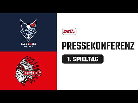 Pressekonferenz 1. Spieltag | Blue Devils Weiden vs. ECDC Memmingen Indians | DEL2 Saison 2026/27