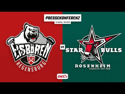 Pressekonferenz 40. Spieltag | Eisbären Regensburg - Starbulls Rosenheim