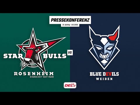Pressekonferenz 25. Spieltag | Starbulls Rosenheim - Blue Devils Weiden