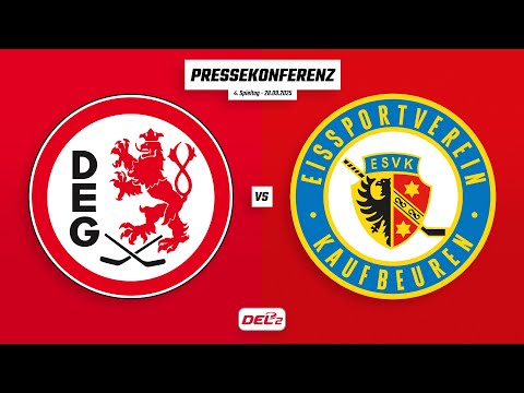 Pressekonferenz 4. Spieltag | Düsseldorfer EG - ESV Kaufbeuren