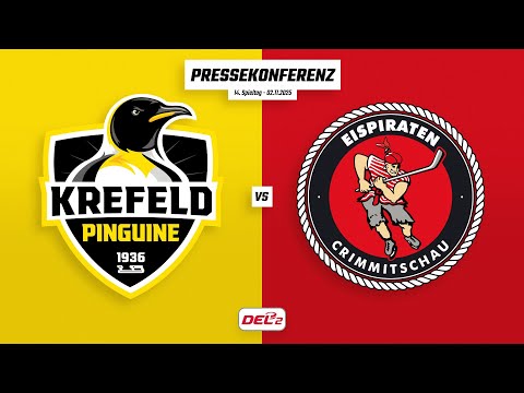 Pressekonferenz 14. Spieltag | Krefeld Pinguine - Eispiraten Crimmitschau