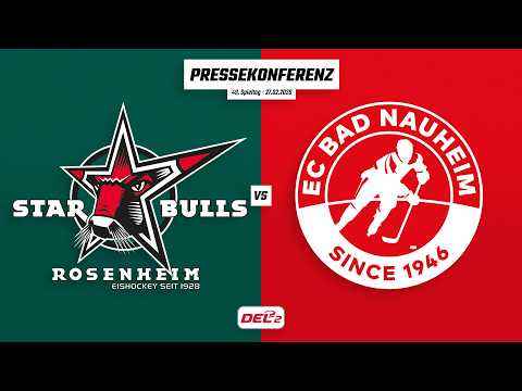 Pressekonferenz 49. Spieltag | Starbulls Rosenheim - EC Bad Nauheim