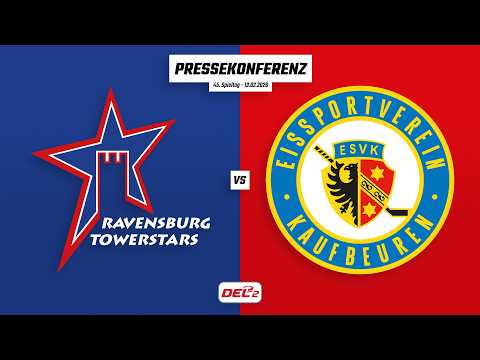 Pressekonferenz 45. Spieltag | Ravensburg Towerstars - ESV Kaufbeuren