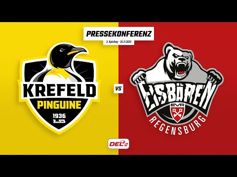 Pressekonferenz 2. Spieltag | Krefeld Pinguine - Eisbären Regensburg