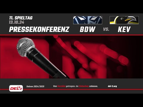 Pressekonferenz Spieltag 11:  Blue Devils Weiden vs. Krefeld Pinguine